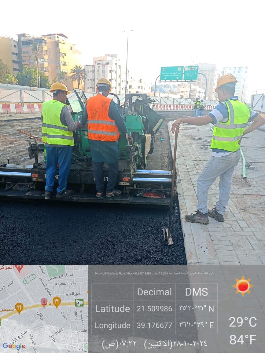 تخطيط طرق - جدة التاريخية - Road construction project in Saudi Arabia